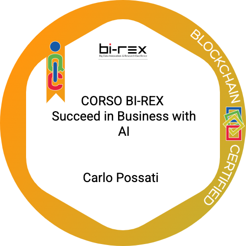 Corso BI-REX |  Succeed in Business with AI
